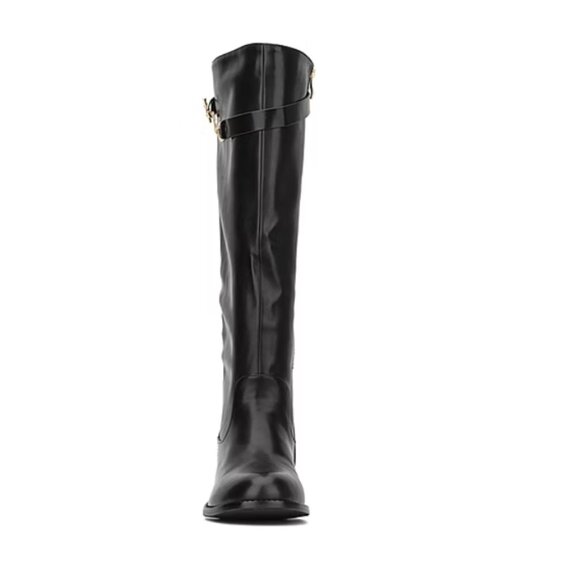 NiB Torgeis Serafina Women's Knee-High Riding Boots Black Size 8 M $95 RY1347 - Picture 3 of 6